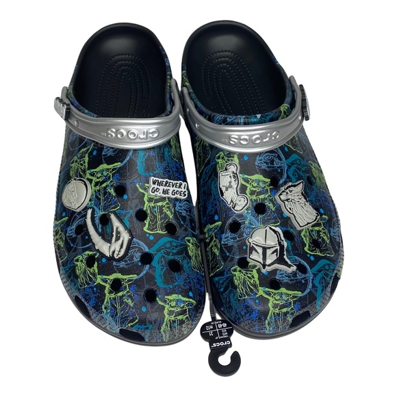 CROCS Other - Crocs x Disney Star Wars Mandalorian Classic Grogu Clog w/ Jibbitz